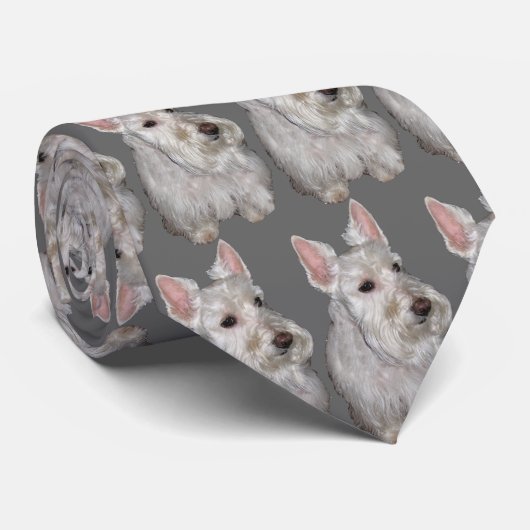Wheaten Scottie Krawatte (Gerollt)