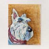 Wheaten Scottie Puzzle (Vertikal)