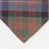 Wheaten Scottie Tartan Fleecedecke (Ecke)