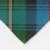 Wheaten Scottie Tartan Fleecedecke (Ecke)
