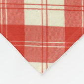 Wheaten Scottie Tartan Fleecedecke (Ecke)