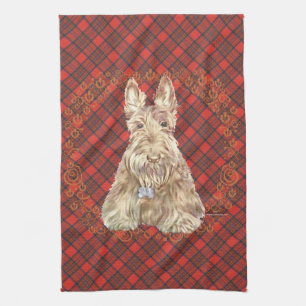 Wheaten Scottie Tartan Handtuch