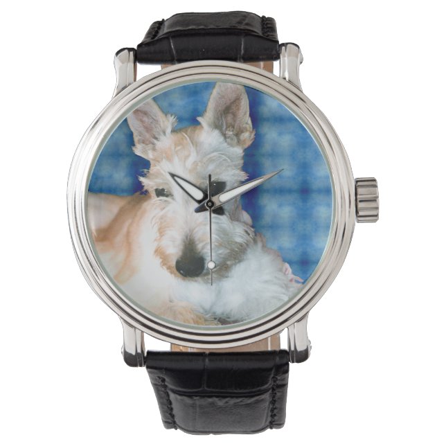 Wheaten Scottie Watch Armbanduhr (Vorderseite)