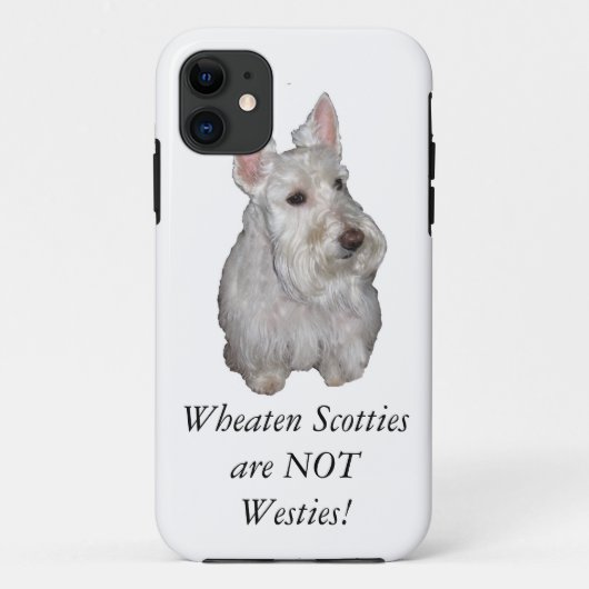 Wheaten Scotties sind NICHT Westies! Case-Mate iPhone Hülle (Rückseite)