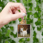 Wheaten Scottish Terrier Autumn Schlüsselanhänger (Hand)