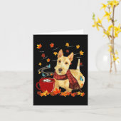 Wheaten Scottish Terrier - Fall - Schokolade - Hot Karte (Gelbe Blume)