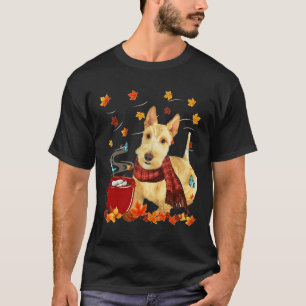Wheaten Scottish Terrier - Fall - Schokolade - Hot T-Shirt