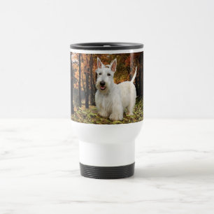 Wheaten Scottish Terrier Herbst Reisebecher