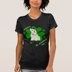Wheaten Scottish Terrier St. Patricks Tag T-Shirt