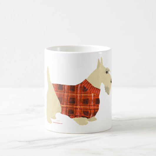 Wheaten Scottish Terrier Sweater Kaffeetasse (Mittel)