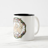 Wheaten Scottish Terriers Zweifarbige Tasse (VorderseiteRechts)