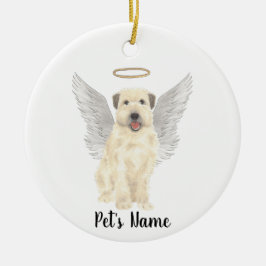 Wheaten Terrier Beileid Memorial Keramik Ornament