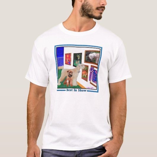 Wheaten Terrier: Best in Show (BIS) T-Shirt (Vorderseite)