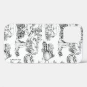 WHEATEN Terrier Black Toile Case-Mate iPhone Hülle (Rückseite (Horizontal))