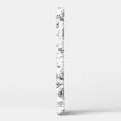 WHEATEN Terrier Black Toile Case-Mate iPhone Hülle (Rückseite / Links)