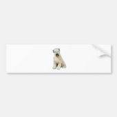 Wheaten Terrier (C) Autoaufkleber (Vorne)