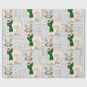 Wheaten Terrier Christmas für Hund Lover Geschenkpapier (Flach)