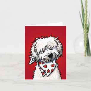 Wheaten Terrier Danke-Card Dankeskarte