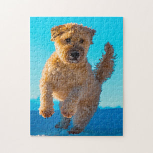 Wheaten Terrier Dog Jigsaws. Puzzle