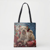 Wheaten Terrier Dog Weihnachtsfest Tasche (Vorderseite)