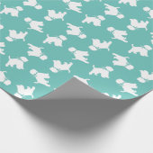 Wheaten Terrier Doppy Puppy Geschenkpapier (Ecke)