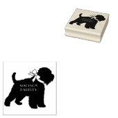 Wheaten Terrier Doppy Puppy Gummistempel (Stempel)