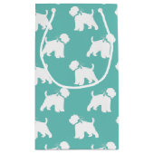 Wheaten Terrier Doppy Puppy Kleine Geschenktüte (Rückseite)