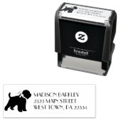 Wheaten Terrier Doppy Puppy Permastempel (Beispiel)