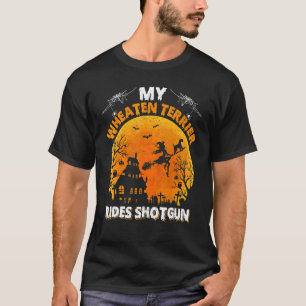 Wheaten Terrier fährt als Beifahrer Wheaten Terrie T-Shirt