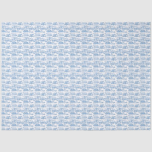 WHEATEN Terrier French Blue Toile Seidenpapier