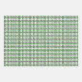 WHEATEN Terrier Green Toile Geschenkpapier Set (Vorderseite 2)