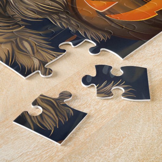 Wheaten Terrier Halloween Spooky Puzzle (Seite)