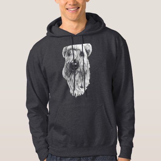 Wheaten Terrier Hoodies Terrier Dog Art Shirts (Vorderseite)
