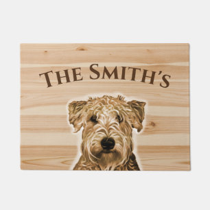 Wheaten Terrier Hund personalisieren Fußmatte