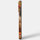 Wheaten Terrier im Herbst Leaves Inspiriert Case-Mate iPhone Hülle (Rückseite / Links)