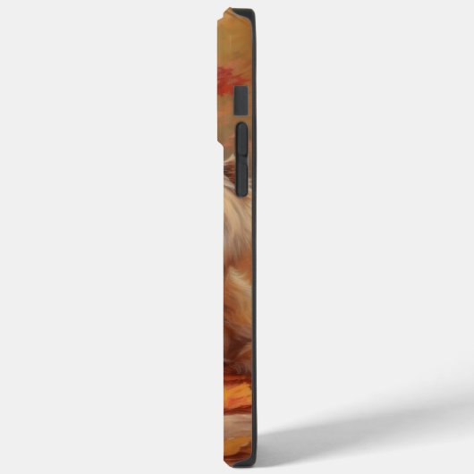 Wheaten Terrier im Herbst Leaves Inspiriert Case-Mate iPhone Hülle (Rückseite / Links)