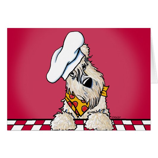 Wheaten Terrier Koch Card (Vorderseite (Horizontal))