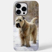 Wheaten Terrier Let It Snow Weihnachten Case-Mate iPhone Hülle (Rückseite)