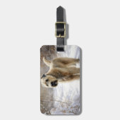 Wheaten Terrier Let It Snow Weihnachten Gepäckanhänger (Vorderseite vertikal)