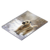 Wheaten Terrier Let It Snow Weihnachten Notizblock (Linke Seite)