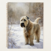 Wheaten Terrier Let It Snow Weihnachten Planer (Vorderseite)