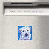 Wheaten Terrier Magnet - "Bailey" (In Situ (Geschirrspüler))
