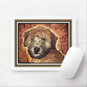 WHEATEN TERRIER: NASS PUPPY MOUSEPAD (Mit Mouse)