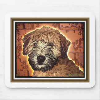 WHEATEN TERRIER: NASS PUPPY MOUSEPAD