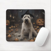 Wheaten Terrier Pumpkins Halloween Beängstigend Mousepad (Mit Mouse)