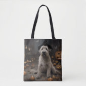 Wheaten Terrier Pumpkins Halloween Beängstigend Tasche (Vorderseite)