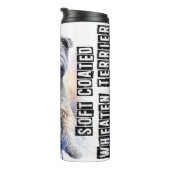 Wheaten Terrier: Sunlit Splash Thermosbecher (Nach rechts gedreht)