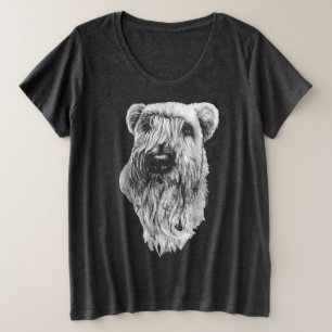 Wheaten Terrier T - Shirt Plus Size Terrier Shirts