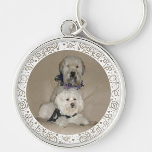 Wheaten Terrier und Havanese Schlüsselanhänger