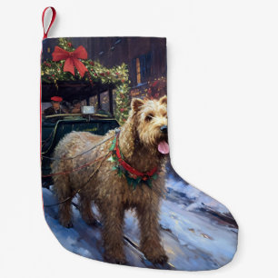 Wheaten Terrier Weihnachtsfestzeit Kleiner Weihnachtsstrumpf